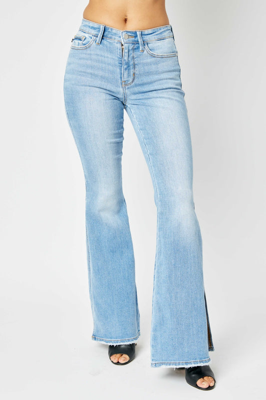 The Judy Blue Slit Flares