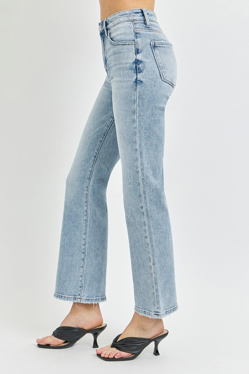 The High Rise Ankle Flare Jeans