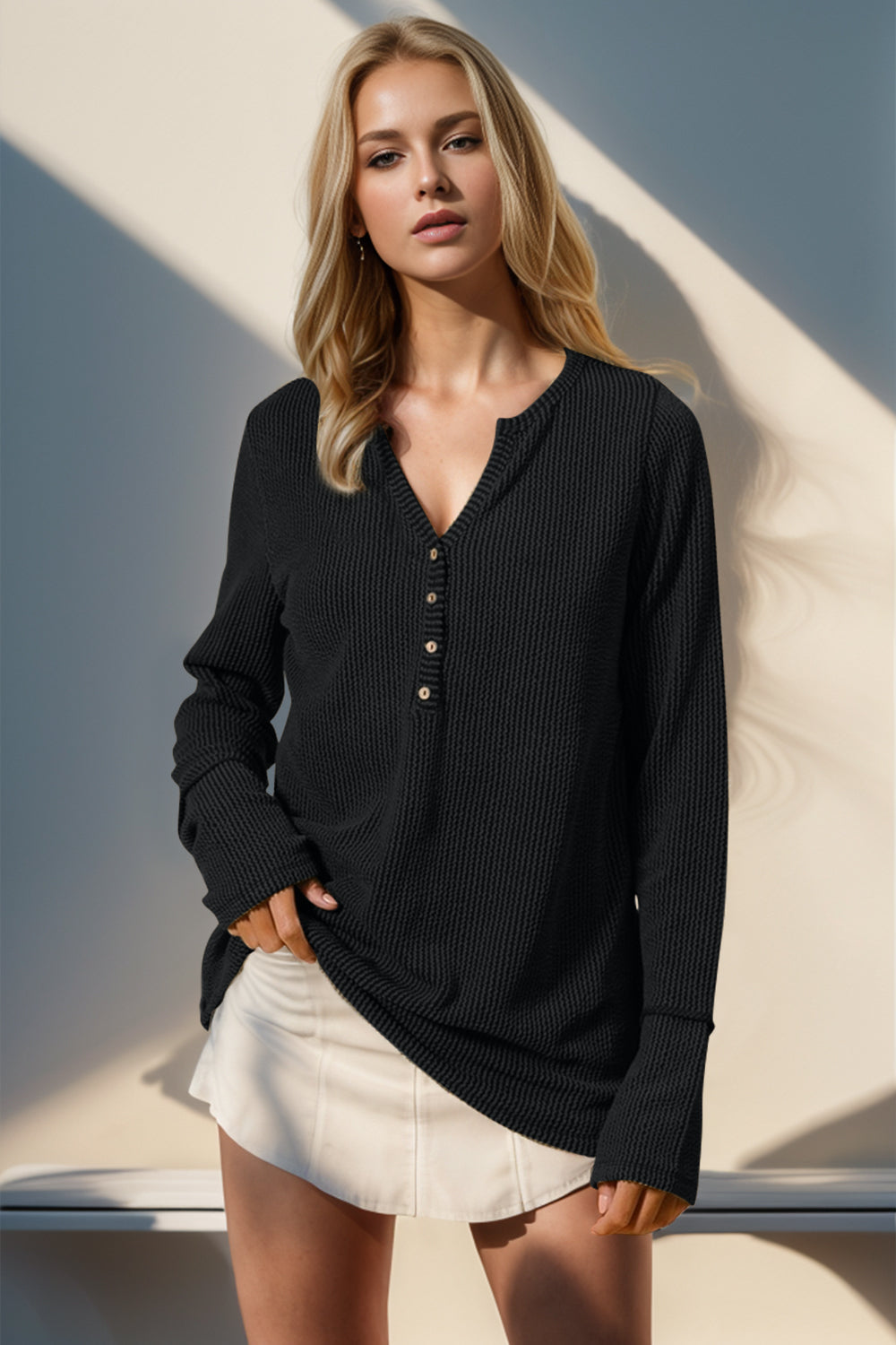 The Notched Thumbhole Shirt