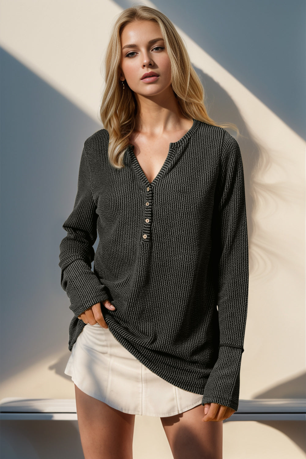 The Notched Thumbhole Shirt