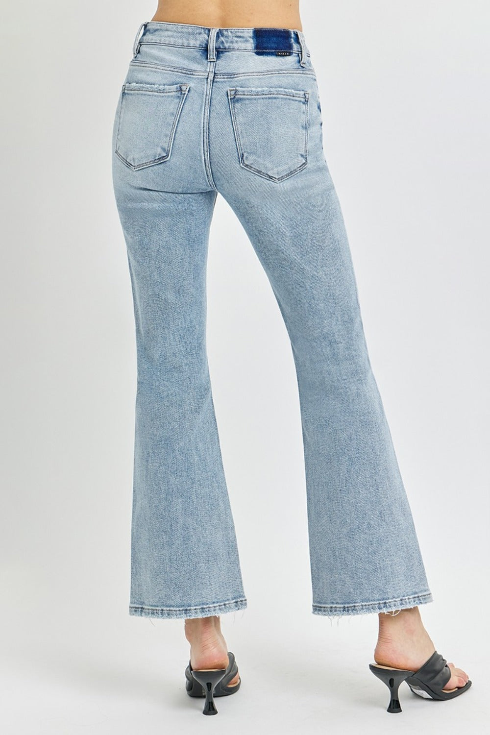 The High Rise Ankle Flare Jeans