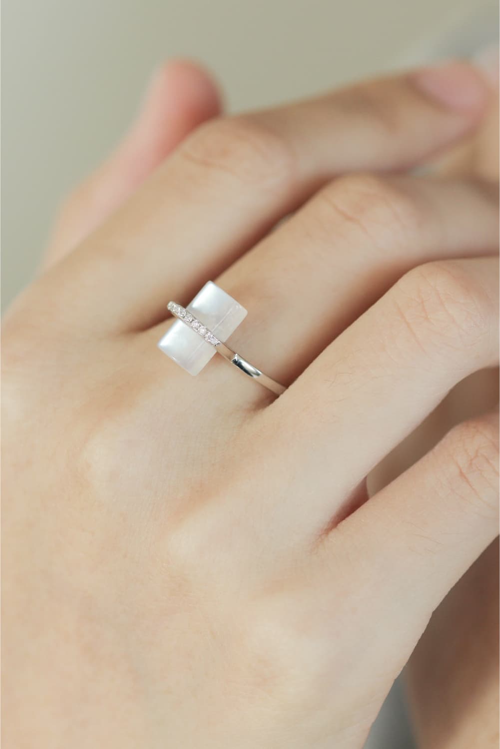 The Gentry Natural Moonstone Ring